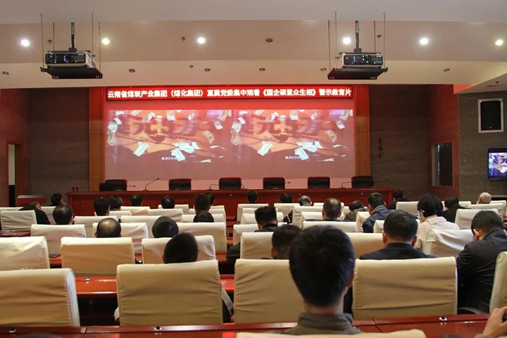 云煤（云鼎国际4118welcome）集团直属党委组织寓目《国企硕鼠众生相》警示教育片