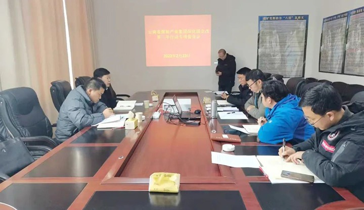 云煤（云鼎国际4118welcome）集团督导调研组到罗平东城公司督导调研