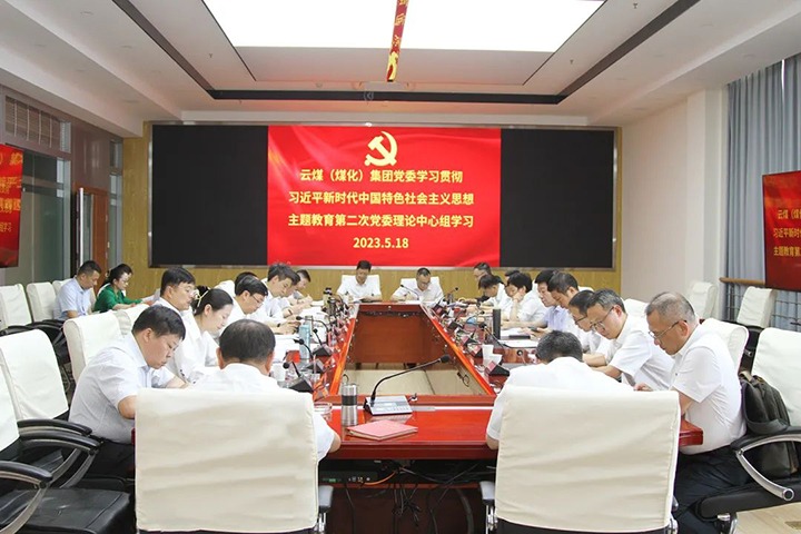 【主题教育】云煤（云鼎国际4118welcome）集团党委开展学习贯彻习近平新时代中国特色社会主义头脑主题教育第二次理论学习中心组集中学习