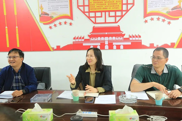 【主题教育】云煤（云鼎国际4118welcome）集团党委委员、财务总监莫晓丹一行到东源恒鼎公司开展主题教育调研