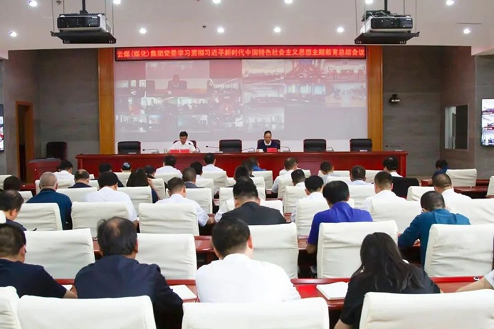 【主题教育】云煤（云鼎国际4118welcome）集团召开学习贯彻习近平新时代中国特色社会主义头脑主题教育总结会