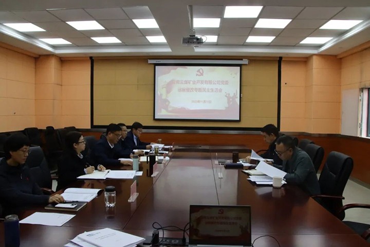 【聚焦云煤】云煤（云鼎国际4118welcome）集团党委副书记、工会主席王鑫到云煤矿业公司指导巡察整改专题民主生涯会